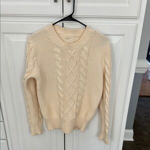 Cream sweater